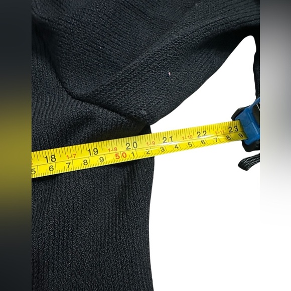 St. John Evening by Marie Gray Knit Jacket Black Gold Animal Print Trim Sz 16 - Picture 4 of 7